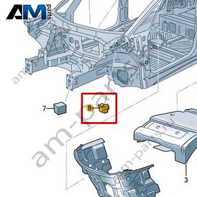 Шумоизоляция водоотводного короба Volkswagen id3 2020-2024 10A864759AКупить шумоизоляцию водоотводного короба 10A864759A на Фольксваген id3 2020-2024 на выгодных условиях