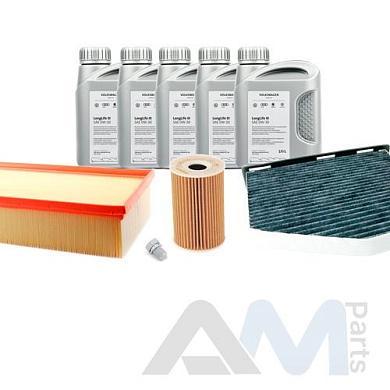 Оригинальный комплект ТО-1/3 Skoda Yeti 2.0 TDI (масло LL3 с допуском 504/507)