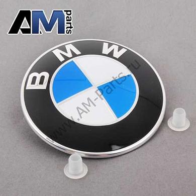 Эмблема BMW передняя БМВ Х1 Е84 (хром) 51148132375