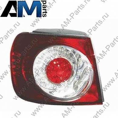 Фонарь задний снаружи левый Гольф Плюс 2005-2009 5M0945095N