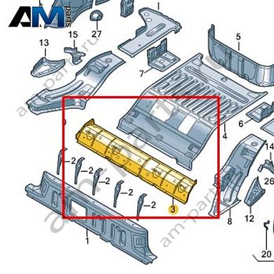 Траверса Volkswagen id3 2020-2024 1EA814151Купить траверсу 1EA814151 на Фольксваген id3 2020-2024- акция