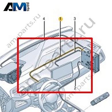 Кабель для передачи данных VAG 1T4971650Купить кабель для передачи данных 1T4971650 на Фольксваген/Ауди/Шкоду- спец. Цена