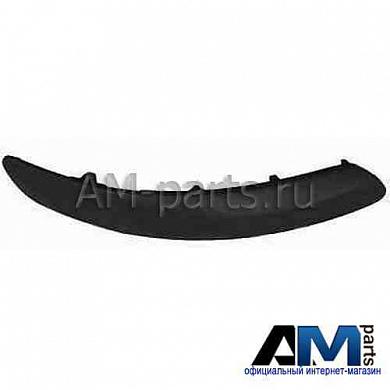 Молдинг переднего бампера левый для а/м с парктроником Гольф Плюс 2005-2009 5M0807655DGRU