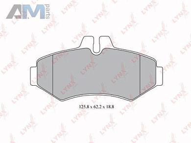 Колодки тормозные задние LYNX для Мерседес Спринтер (W909) BD-5340