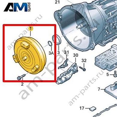 Гидротрансформатор VAG 0C8323571LКупить гидротрансформатор 0C8323571L на Фольксваген/Ауди/Шкоду- минимальная цена