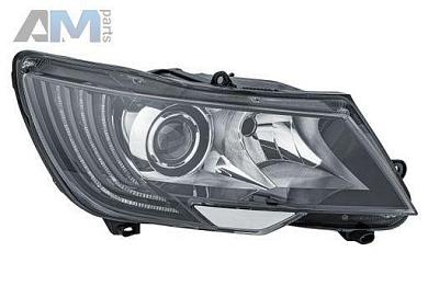 Фара ксенон правая (1ZS011314341) HELLA для Skoda Superb 3T (2008-2015)