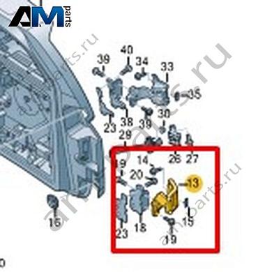Петля двери Volkswagen id-Buzz 2023-2024 1T5827308Купить петлю двери 1T5827308 Фольксваген id-Buzz 2023-2024 на выгодных условиях