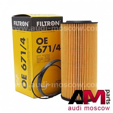 Фильтр масляный Туарег OE671/4 Filtron (двиг.- CMTA)