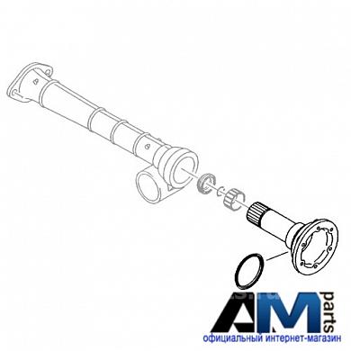 Вал с фланцем левый передней оси Amarok 0AA409271B