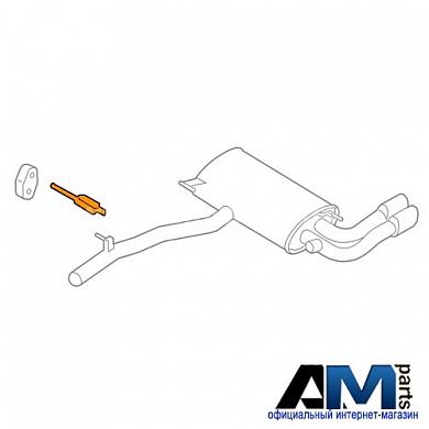 Кронштейн заднего глушителя 18307620945 на BMW (F25) B47