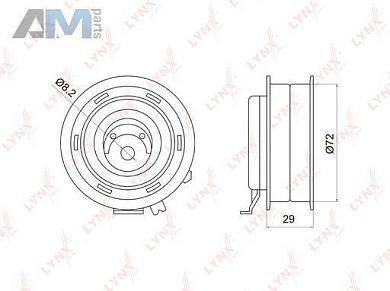 Натяжной ролик ремня ГРМ PB1006 (LYNXauto) для автомобилей VAGКупить натяжной ролик ремня ГРМ PB1006 производства LYNXauto для Фольксваген/Ауди/Шкода на выгодных условиях
