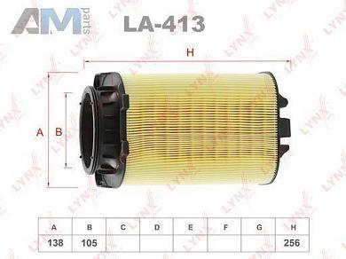 Воздушный фильтр LYNX для Mercedes GLK 250 LA-413