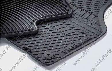 Ковры резиновые задние Фольксваген Тигуан (2012-2016) (2 шт.) 5N006151282V