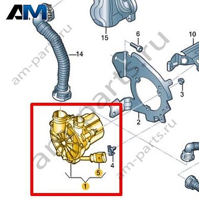 Насос вторичного воздуха VAG 04E131333BКупить насос вторичного воздуха 04E131333B Фольксваген/Ауди/Шкода по минимальной цене