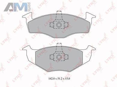 Колодки тормозные передние LYNX для Mk2 (2007-2014) BD-8011