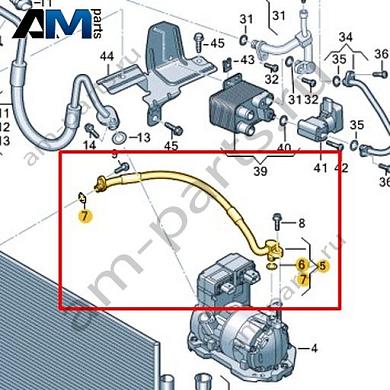 Трубопровод хладагента Volkswagen id3 2020-2024 1EA816721Купить трубопровод хладагента 1EA816721 на Фольксваген id3 2020-2024- спец. Цена