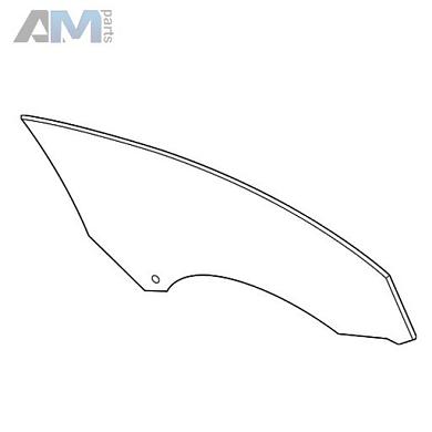 Стекло двери переднее правое кабрио на Mercedes C W205 (2014-2023) A2057250410