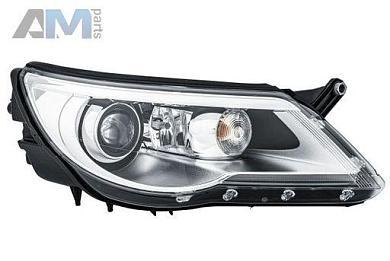 Фара правая (1ZS009549221) HELLA для Volkswagen Tiguan I (2007-2011)