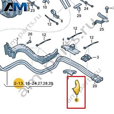 Крепеж кабеля Volkswagen id3 2020-2024 1EA971822BКупить крепеж кабеля 1EA971822B Фольксваген id3 2020-2024- бесплатная доставка