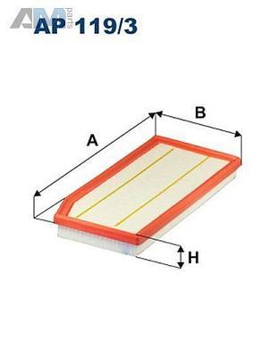 Воздушный фильтр (AP119/3) Filtron на Mercedes E-Class W213 E200 рестайлинг