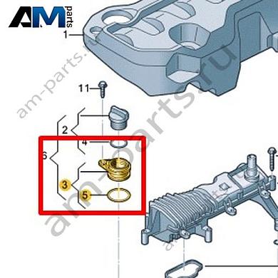 Маслозаливная горловина VAG 0XW115308Купить маслозаливную горловину 0XW115308 для Фольксваген/Ауди/Шкода- выгодные цены
