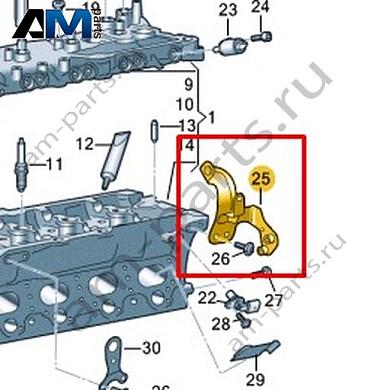 Проушина VAG 06N103392AКупить проушину 06N103392A Фольксваген/Ауди/Шкода по минимальной цене