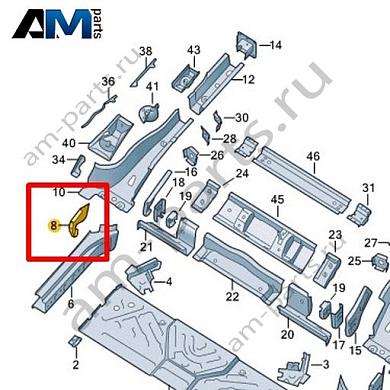 Перегородка Volkswagen id3 2020-2024 1EA802134Купить перегородку 1EA802134 Фольксваген id3 2020-2024 по минимальной цене