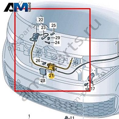 Трос замка капота Volkswagen id-Buzz 2023-2024 1T3823531Купить трос замка капота 1T3823531 для Фольксваген id-Buzz 2023-2024- минимальная цена
