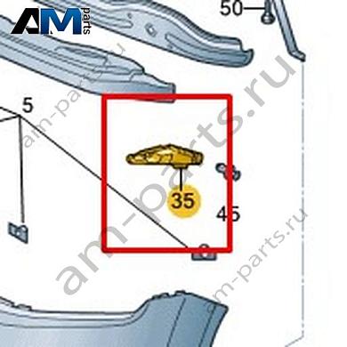 Направляющий профиль Volkswagen AMAROK 2013-2016 2H0807183BКупить направляющий профиль 2H0807183B на Фольксваген Амараок 2013-2016- спец. Цена