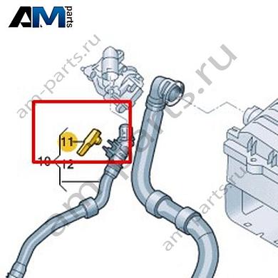 Датчик давления VAG 06L906052AКупить датчик давления 06L906052A Фольксваген/Ауди/Шкода по минимальной цене