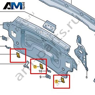 Кронштейн бампера Volkswagen id3 2020-2024 10A813745Купить кронштейн бампера 10A813745 на Фольксваген id3 2020-2024- акция