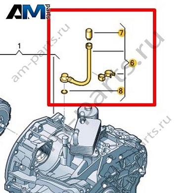 Вентиляционная трубка VAG 0BT301472DКупить вентиляционную трубку 0BT301472D для Фольксваген/Ауди/Шкода- гарантия наличия