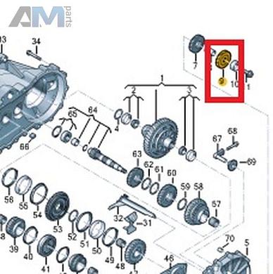 Шестерня VAG 02U311165PКупить шестерню 02U311165P на Фольксваген/Ауди/Шкоду по минимальной цене