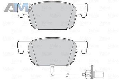 Передние тормозные колодки VALEO 302320 для Audi A4 (B9) 2015-2020