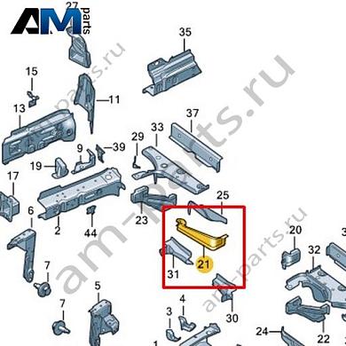 Лонжерон Volkswagen id3 2020-2024 1EA803212Купить лонжерон 1EA803212 на Фольксваген id3 2020-2024 по минимальной цене