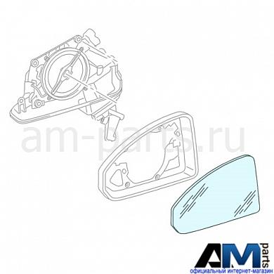 Зеркальный элемент для Audi Q7 II 4M0857535BЗаказать оригинальный зеркальный элемент Audi Q7 II 4M0857535B- Доставка за МКАД