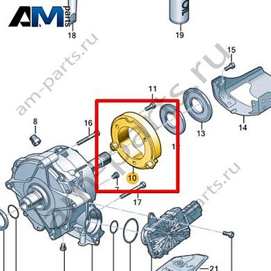 Демпфер крутильных колебаний VAG 0CJ301307Купить демпфер крутильных колебаний 0CJ301307 Фольксваген/Ауди/Шкода- бесплатная доставка