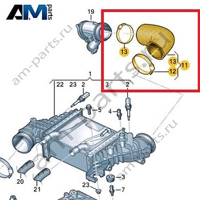 Напорный шланг VAG 03N145822EКупить напорный шланг 03N145822E Фольксваген/Ауди/Шкода- спец. Цена
