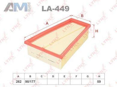 Воздушный фильтр LYNX для Mercedes GLA 200 LA-449