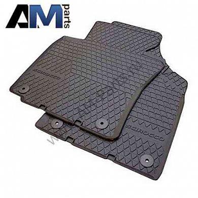 Комплект передних ковриков салона резина Сирокко 1K1061541041