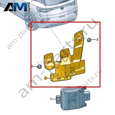 Кронштейн блока управления Volkswagen id3 2020-2024 10A907456BКупить кронштейн блока управления 10A907456B Фольксваген id3 2020-2024- выгодные цены