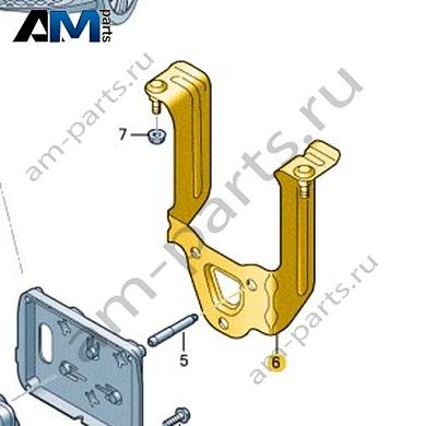 Держатель Volkswagen id-Buzz 2023-2024 1T3907471Купить держатель 1T3907471 на Фольксваген id-Buzz 2023-2024- бесплатная доставка