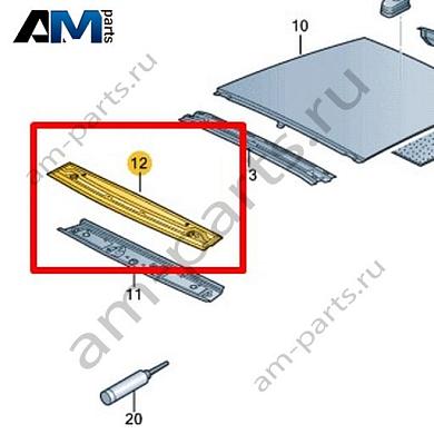 Рама крыши Volkswagen Jetta VII 2020-2024 17A817467Купить раму крыши 17A817467 на Фольксваген Джетта VII 2020-2024- минимальная цена