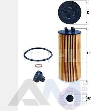 Масляный фильтр KNECHT (OX815D) на BMW X2 (F39) 18i B32