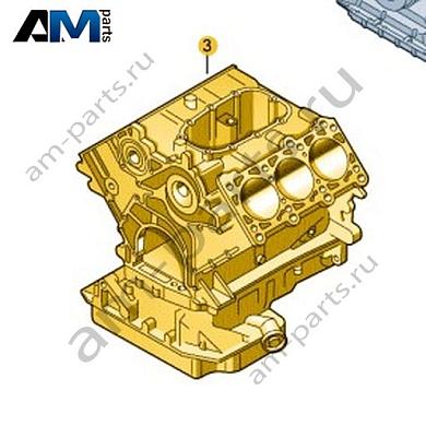 Блок цилиндров в сборе VAG 06E100104Купить блок цилиндров в сборе 06E100104 для Фольксваген/Ауди/Шкода- выгодные цены