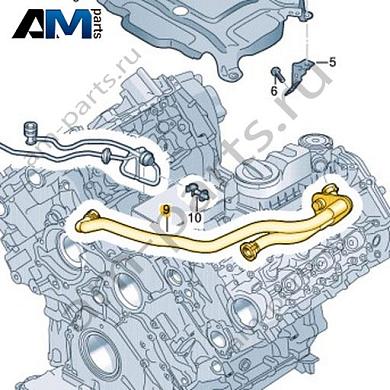 Вентиляционный шланг VAG 06M103210CGКупить вентиляционный шланг 06M103210CG Фольксваген/Ауди/Шкода- бесплатная доставка