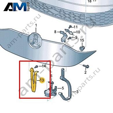 Планка крюка капота Volkswagen id-Buzz 2023-2024 1T3823269Купить планку крюка капота 1T3823269 на Фольксваген id-Buzz 2023-2024 на выгодных условиях