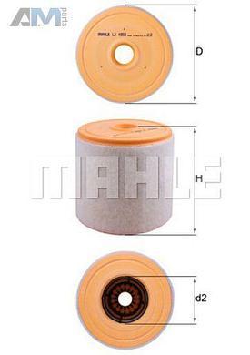 Воздушный фильтр MAHLE/KNECHT LX4959 Audi A6 (C8) 2018-2025 40TFSI