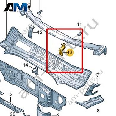 Кронштейн крепления стеклоочистителя Volkswagen T-Roc 2018-2024 2GA805327Купить кронштейн крепления стеклоочистителя 2GA805327 Фольксваген Т-рок 2018-2024 на выгодных условиях