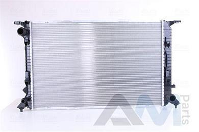 Радиатор охлаждения двигателя NISSENS (60317) на Audi A6 (С7) 2015-2018 1.8/2.0TFSI